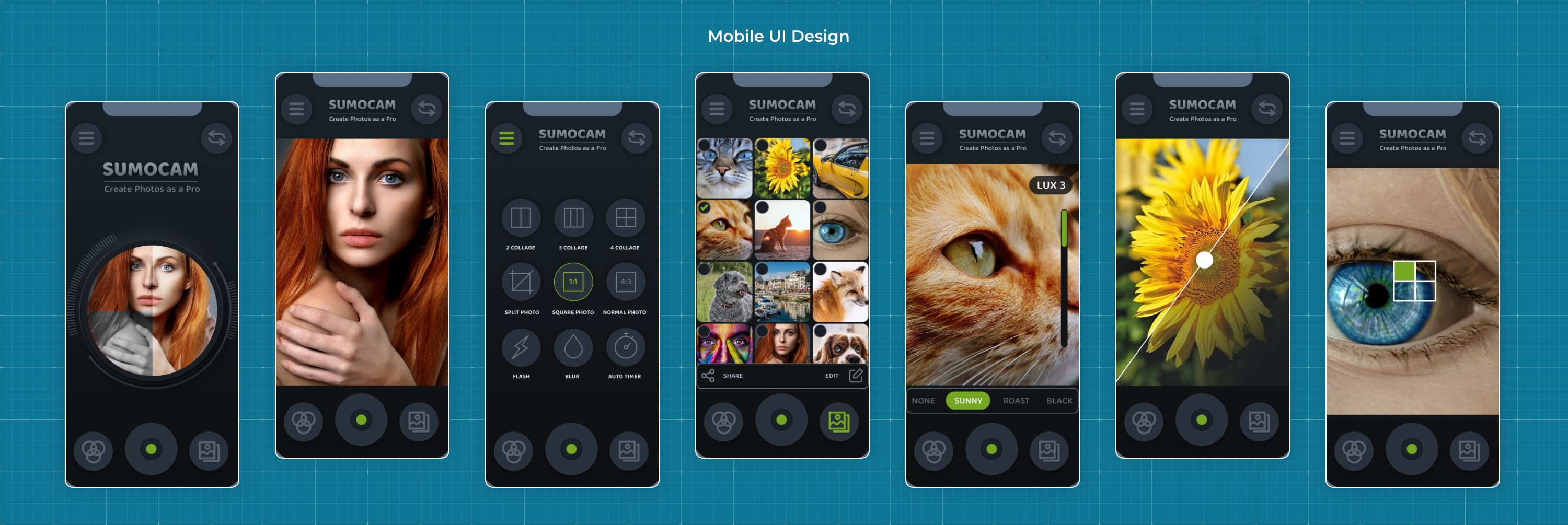 SumoCam — Mobile UI Design